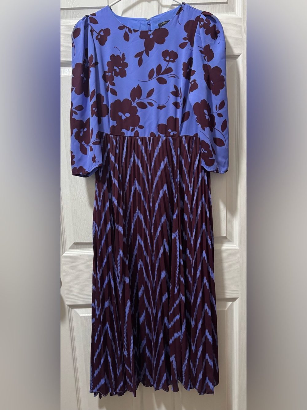 Ann Taylor Petite Royal Blue Blouse